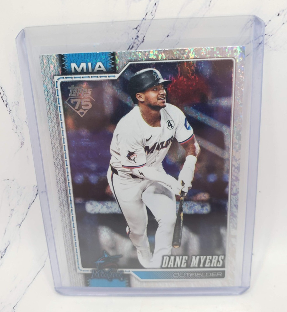 2026 Topps Series 1 Dane Myers #279 Miami Marlins Silver Holo Foil